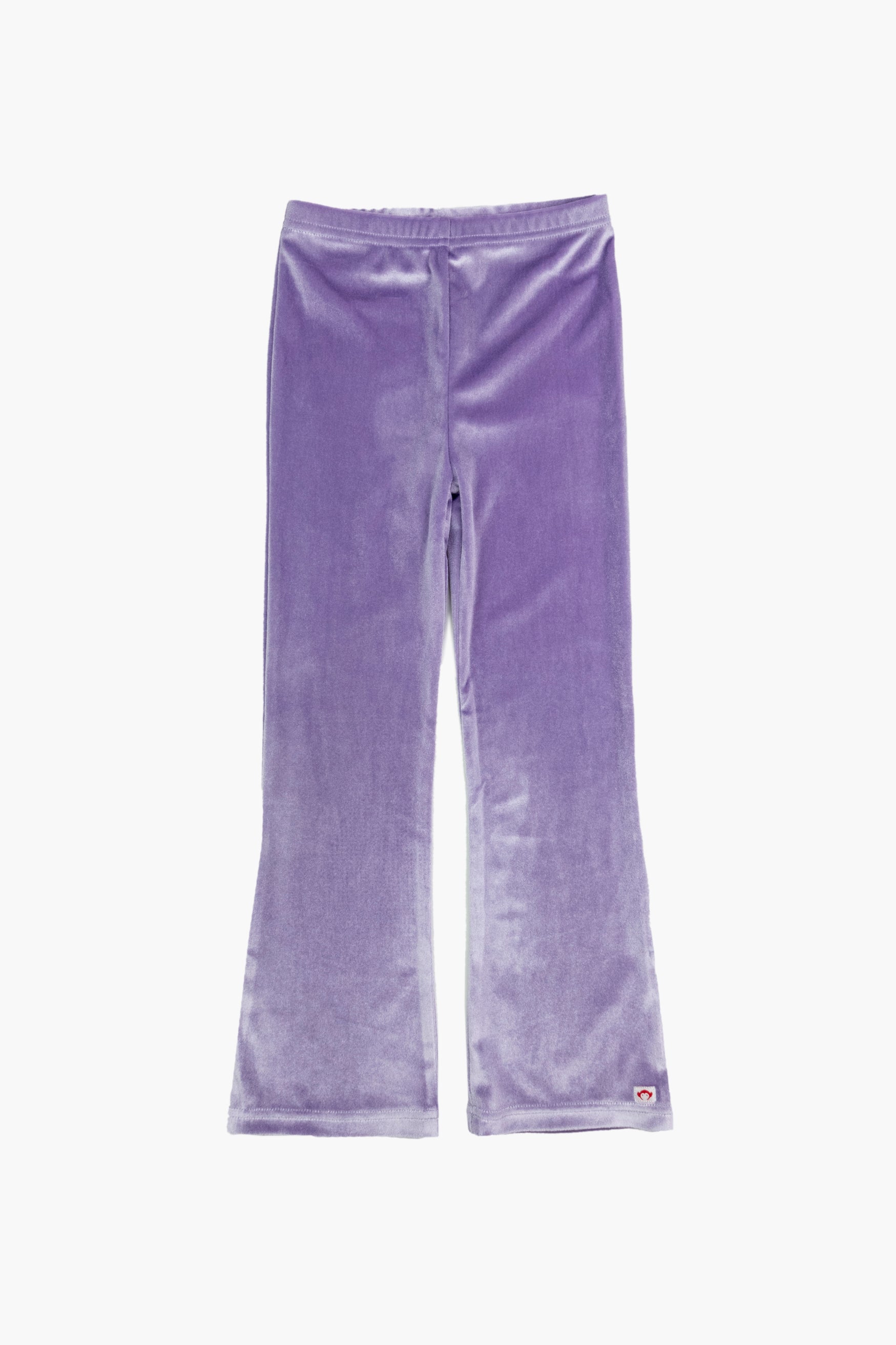 Lavender Velvet Flared Legging