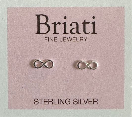 Sliver Infinity Earring