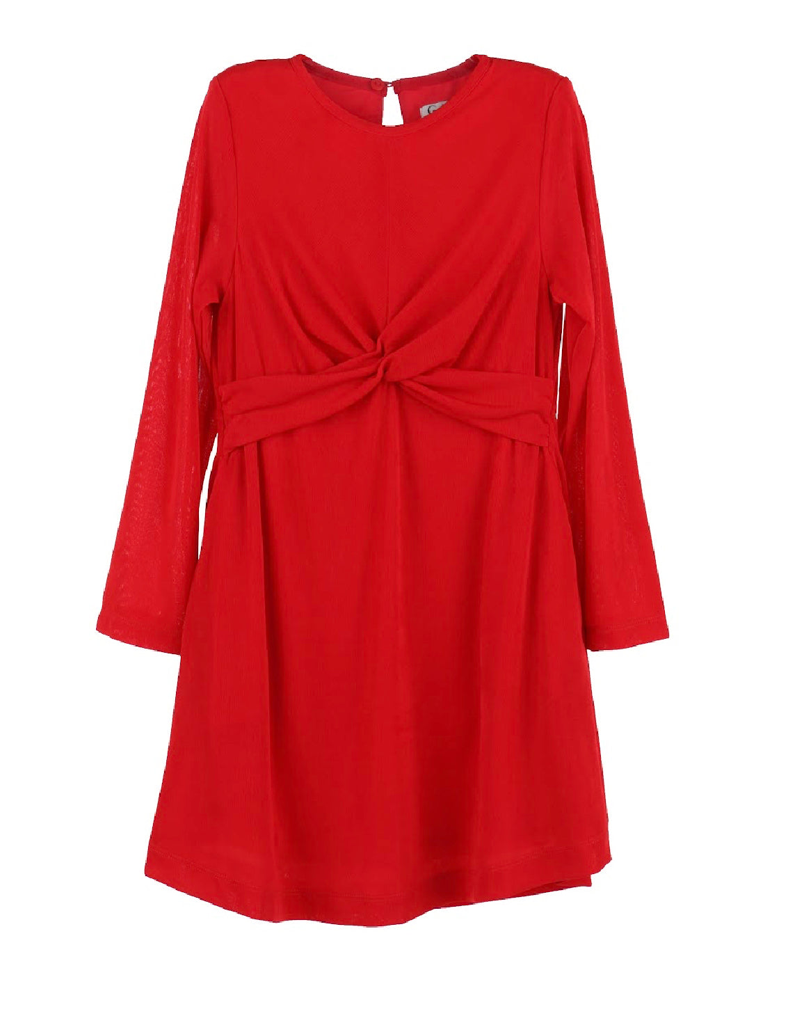 Red Linda Long Sleeve dress