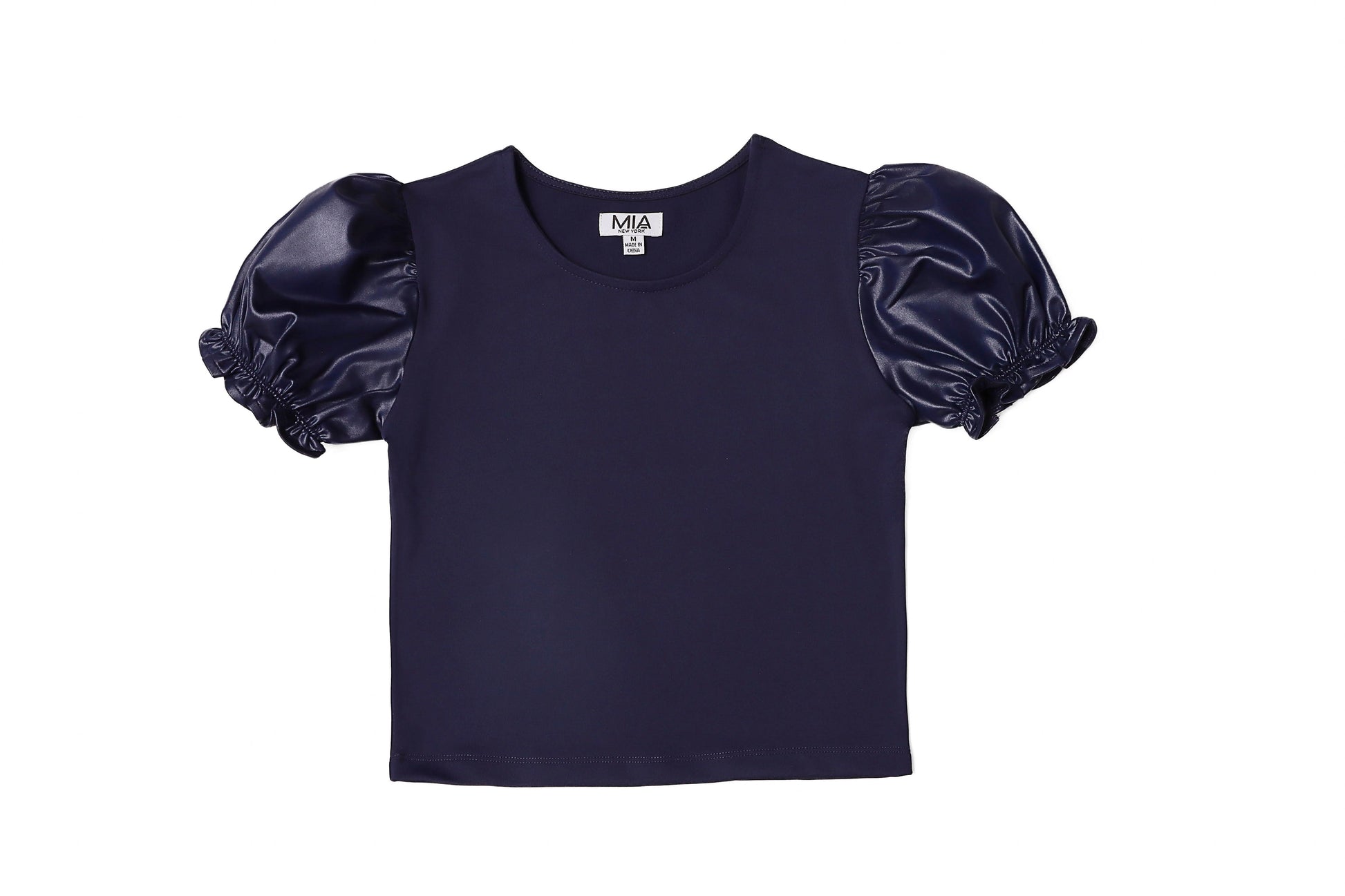 Puff Navy Top