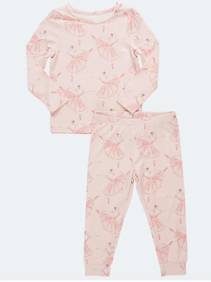 Pink Ballerinas Bamboo PJ Set