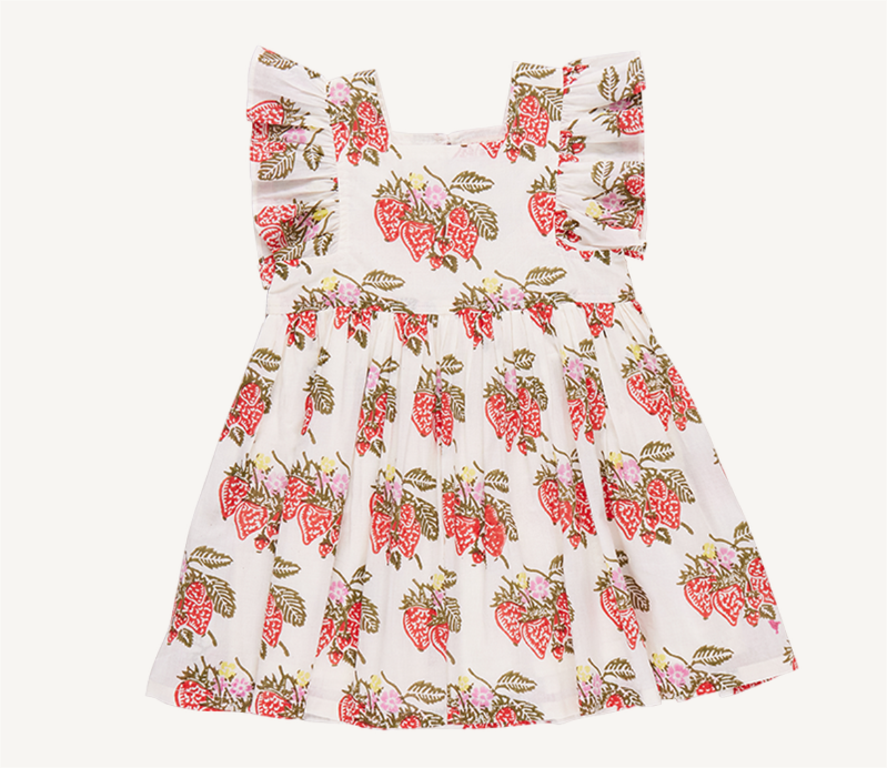 Elsie Dress - Wild Strawberries