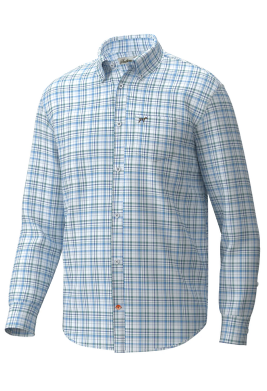 Banks Plaid Performance Button Down