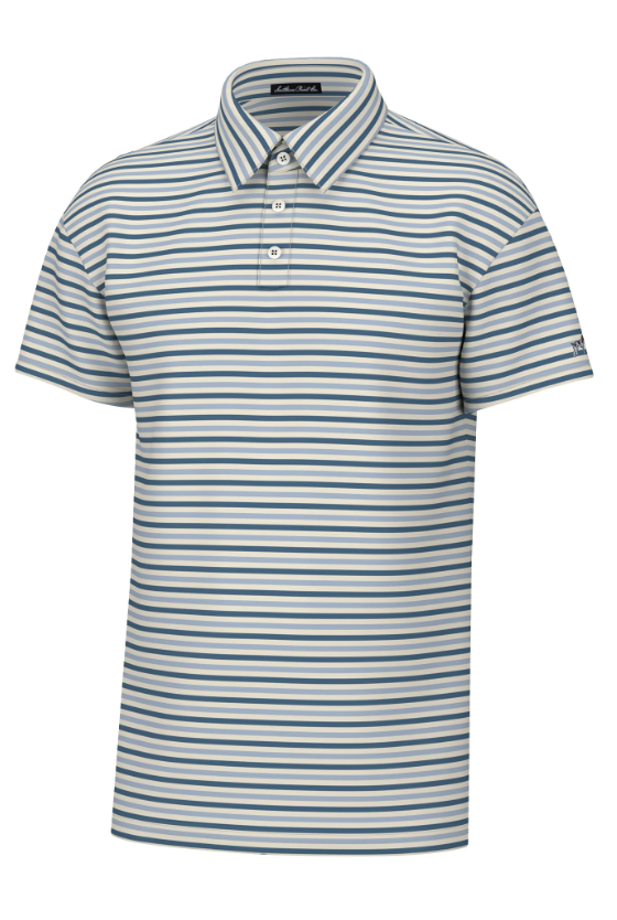 Blue Cream humphrey Stripe Polo