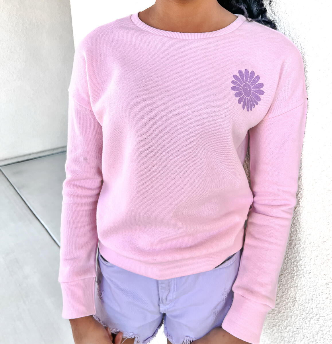 Pink Good Vibes Sweatshirt