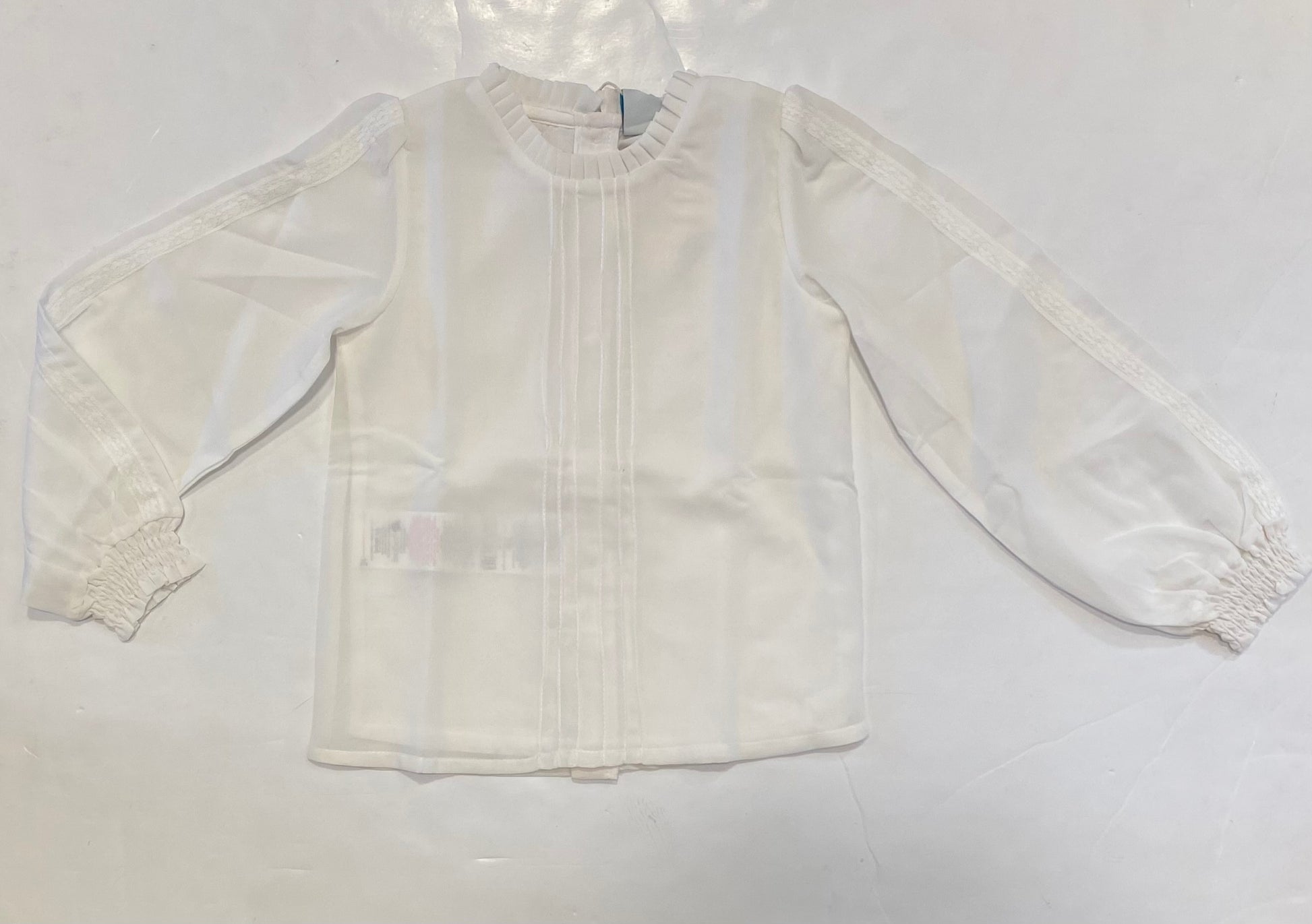 Off White Lose Gauze Blouse