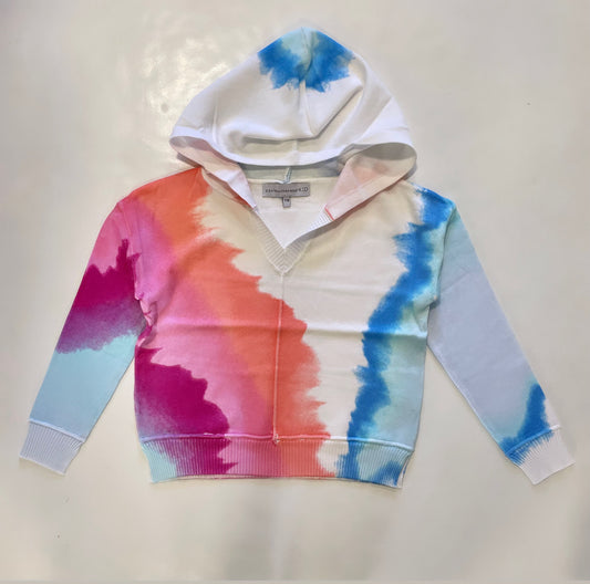 Aqua Mist Print Hoodie