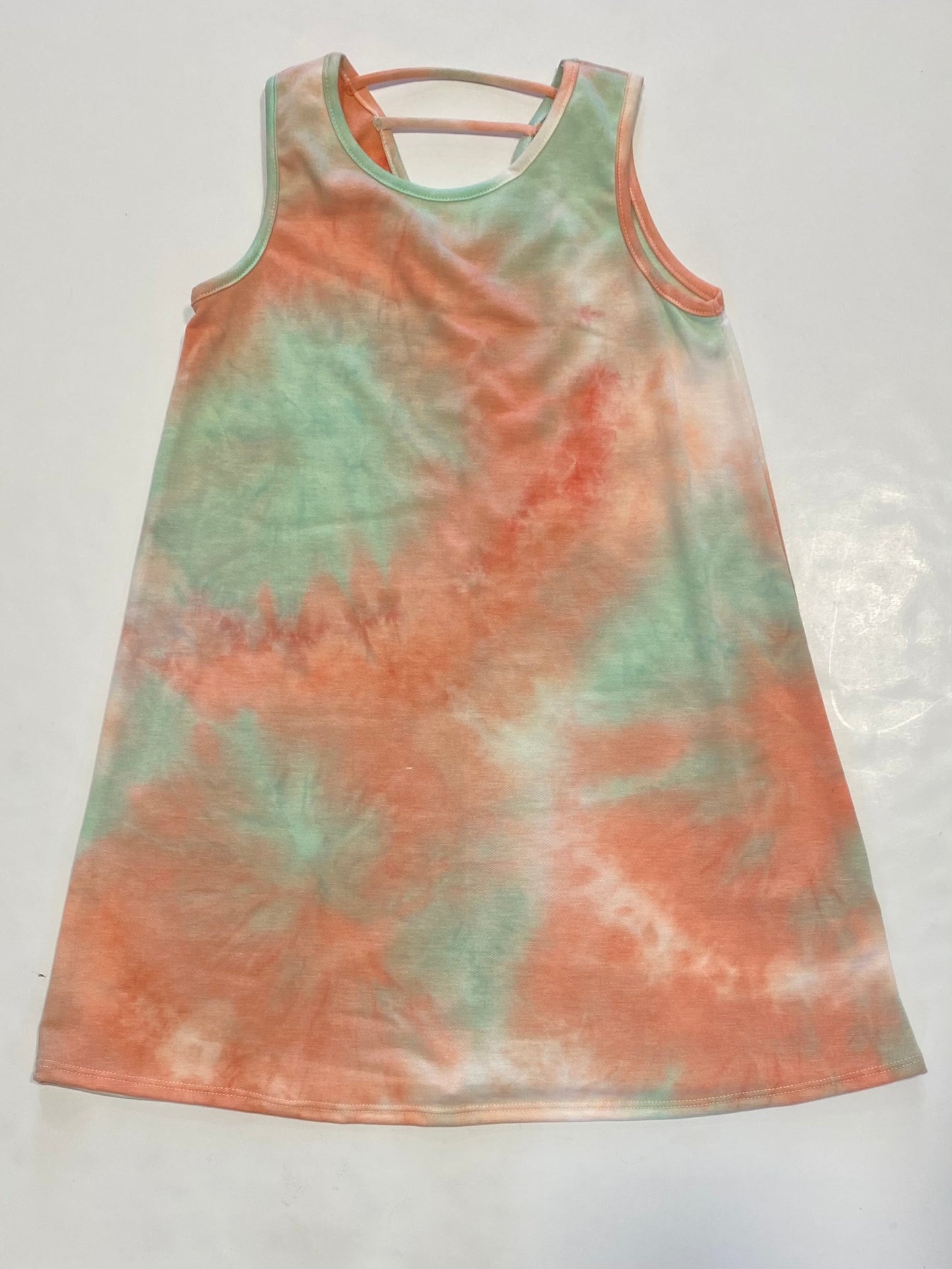 Tie dye Burn Out Swing Dress