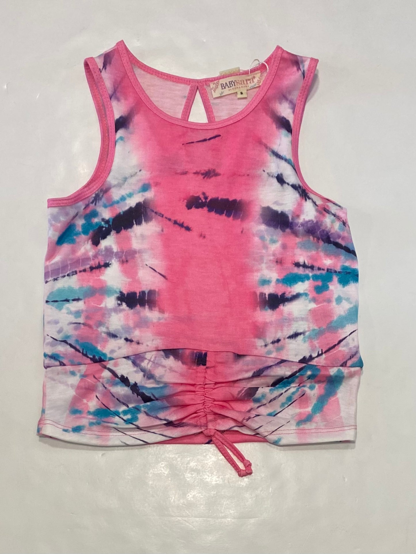 Pink Multi Tie Dye Tank