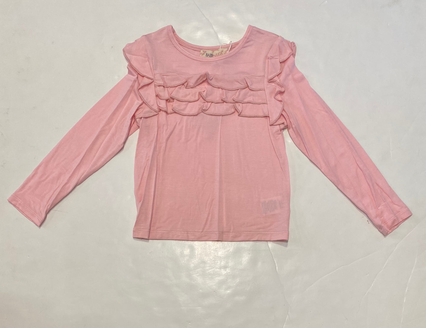 Pink Ruffle Top