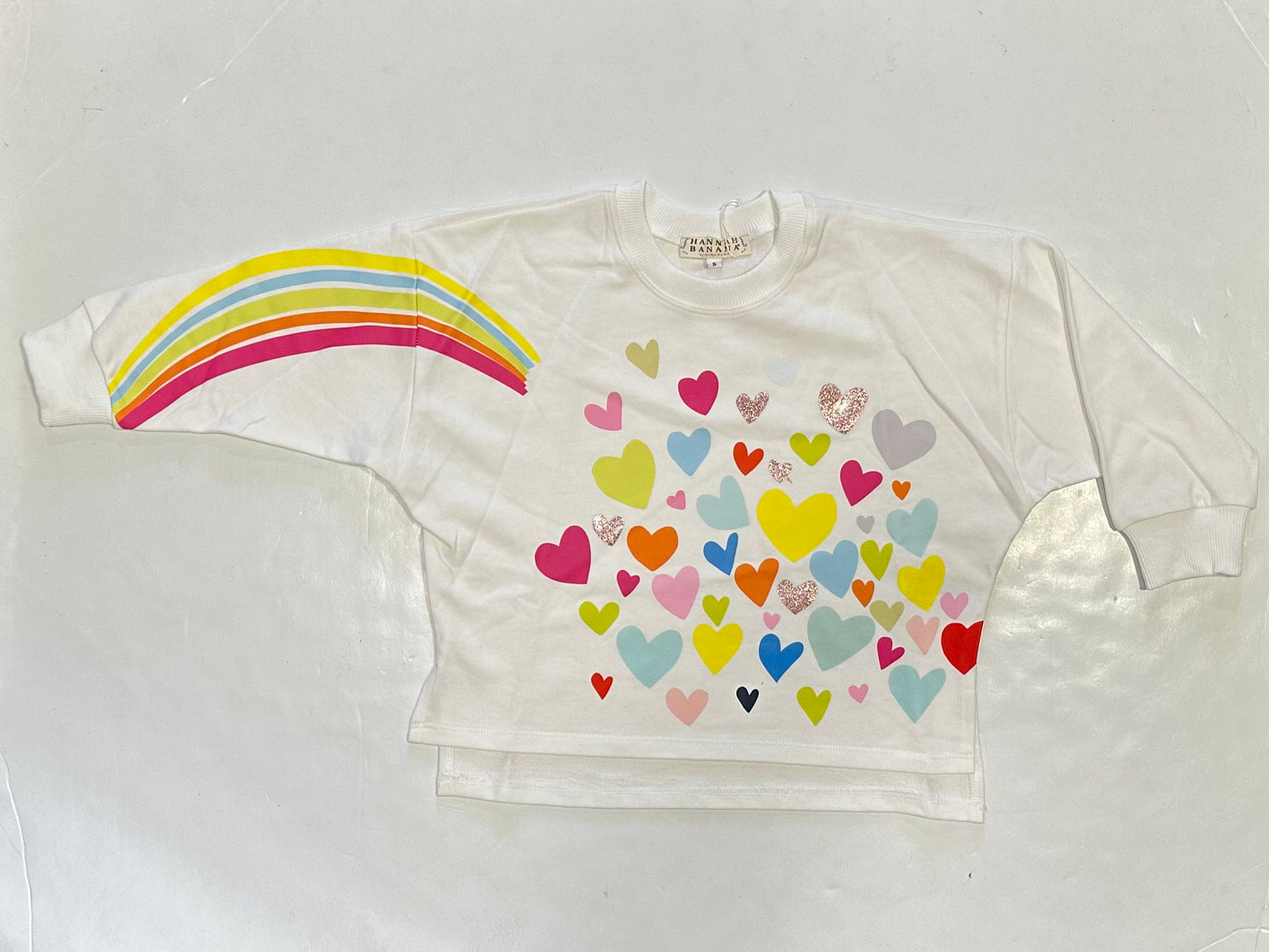 L/S Rainbow & Heart Top