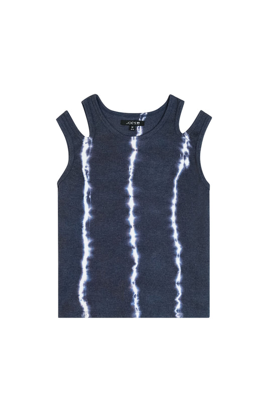 Indigo Cut Out Tank