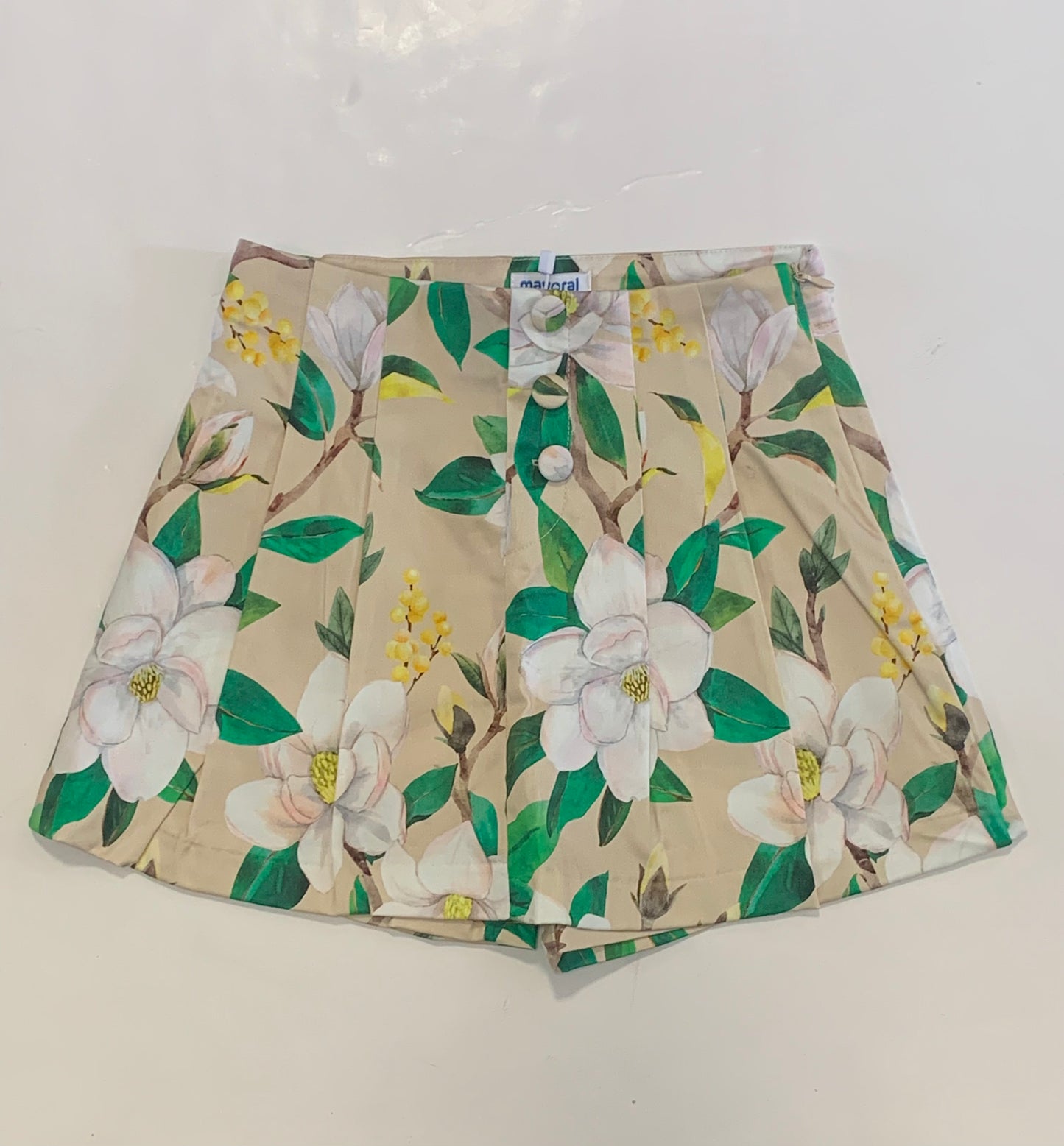 Floral Patterned Skort