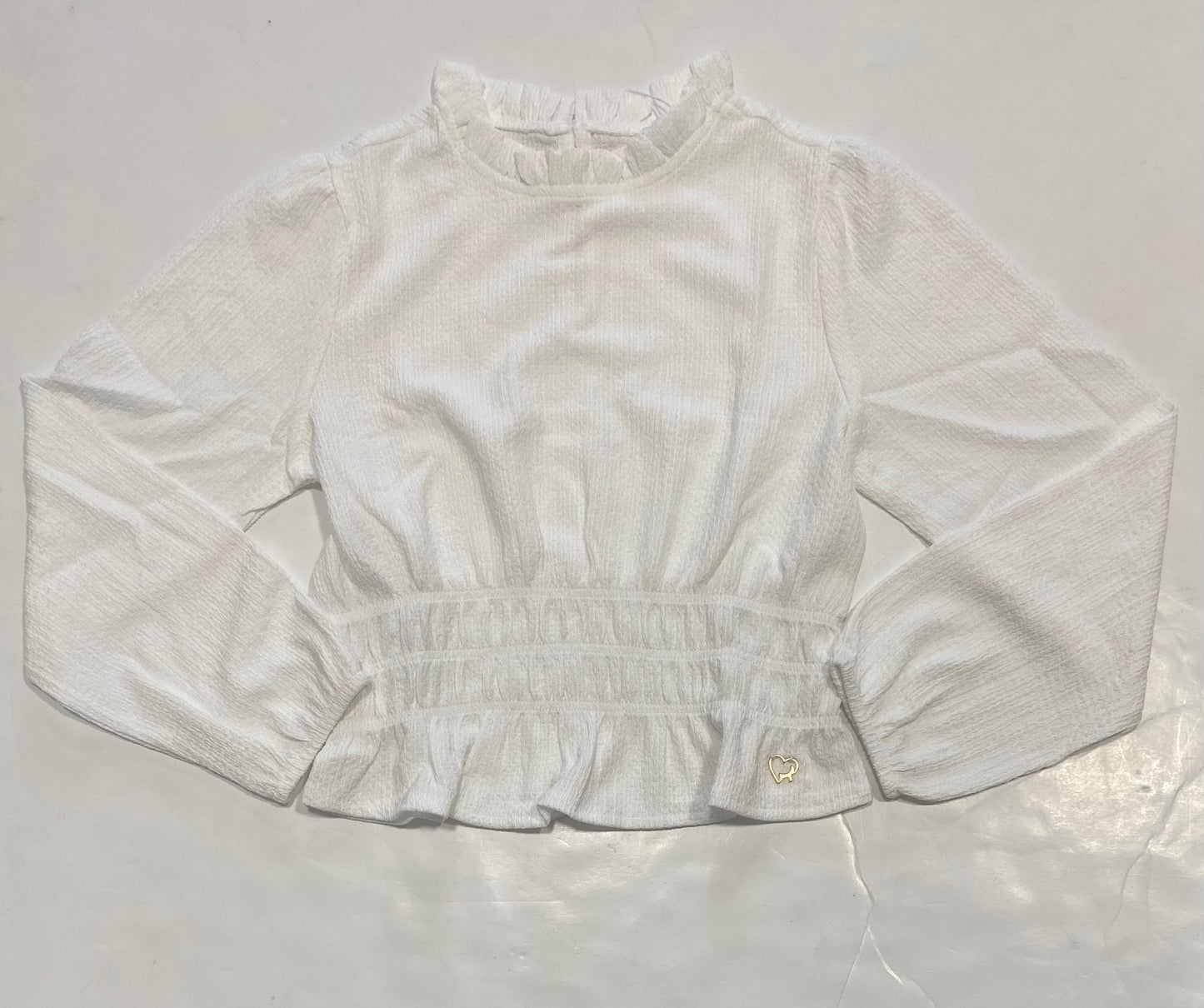 Off White Knit Blouse