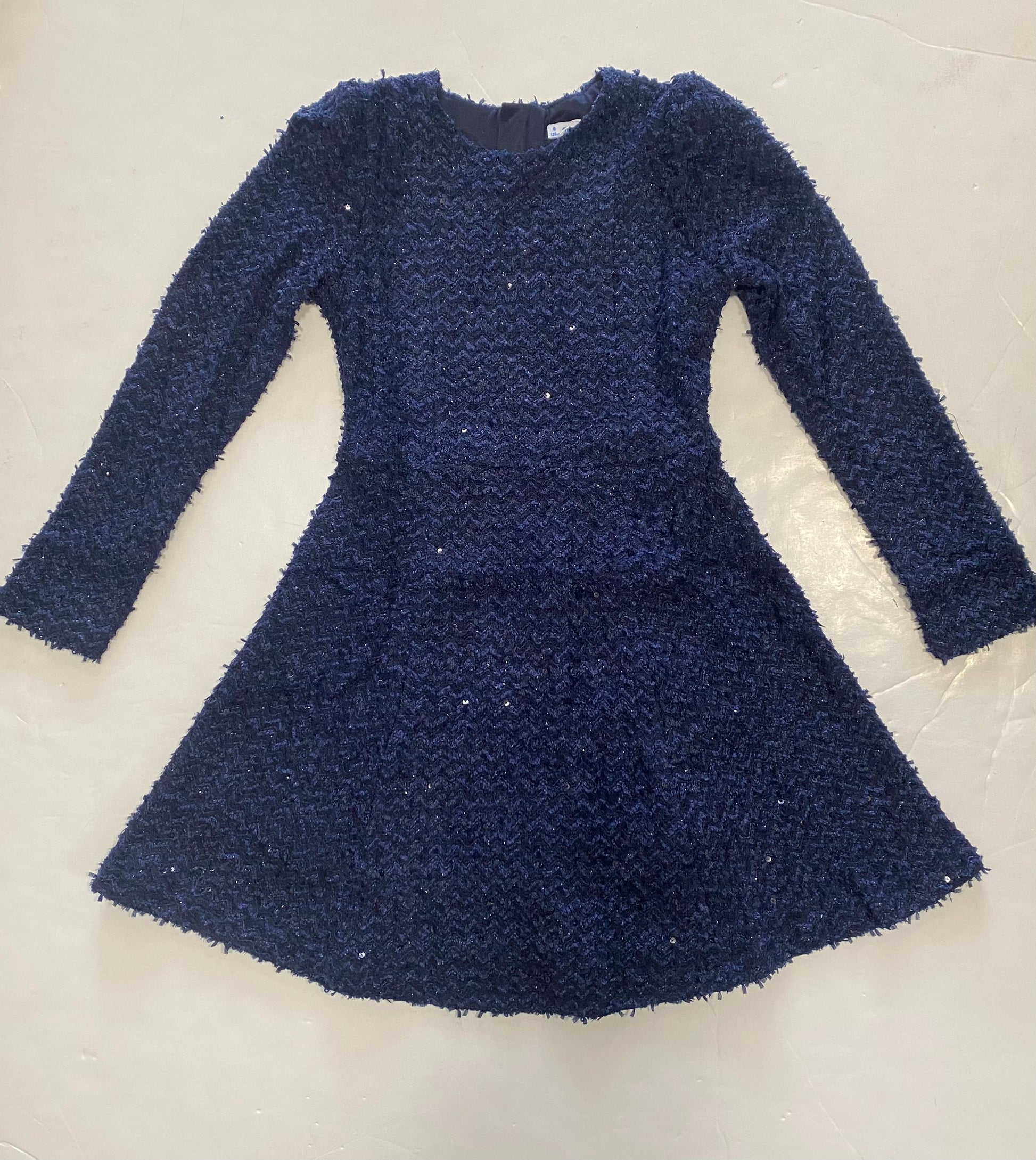 Navy Long Sleeve Dress