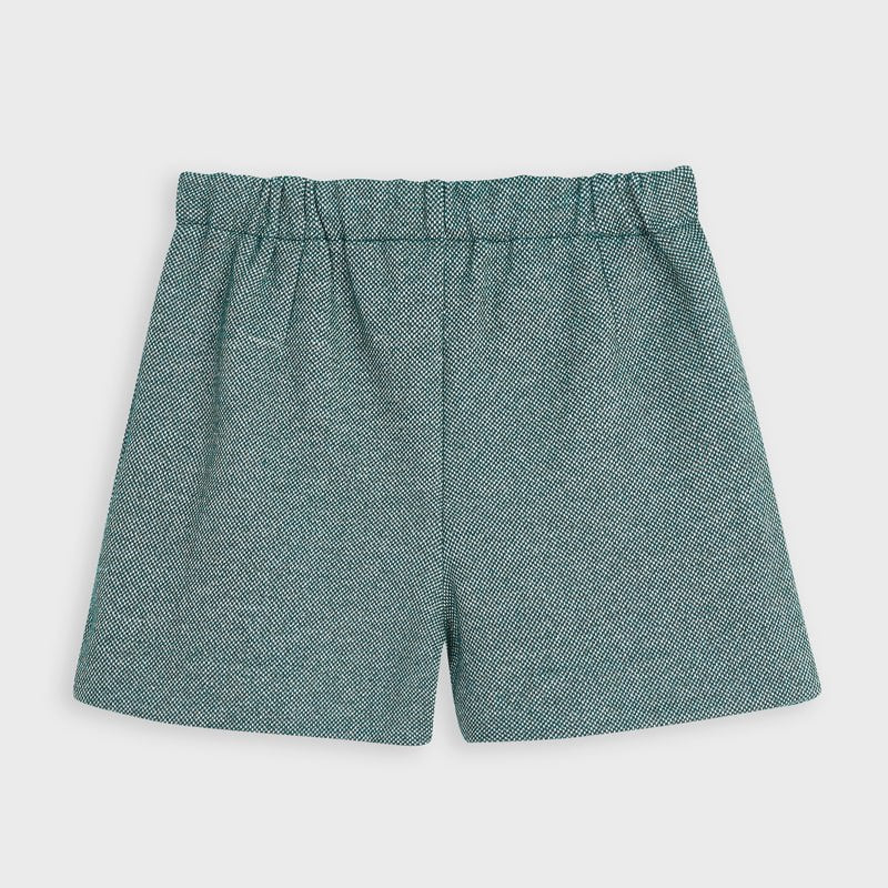 Green Lurex Shorts