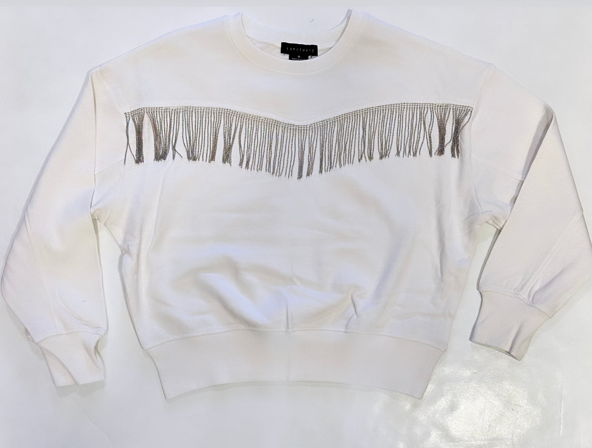 Fringe Trim Pull Over