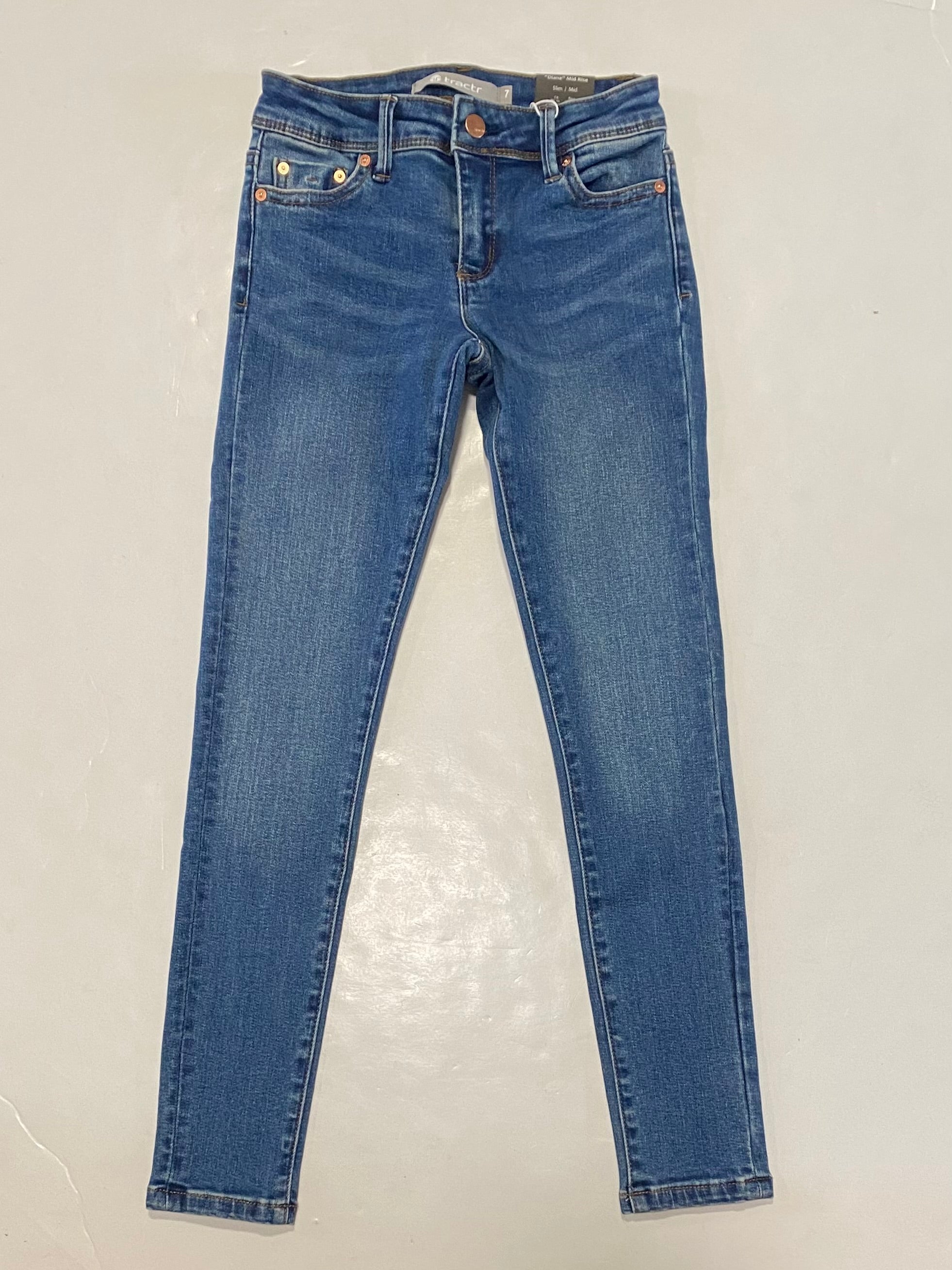 Slim Med Indigo Mid Rise – Mon Ami Bham