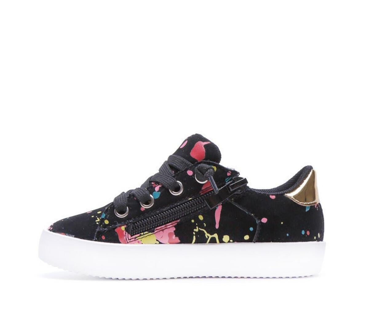 Black Splatter Sliver Star Shoe